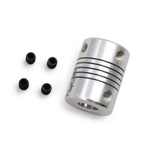 Acoplamento Flexível para Motor de Passo Eixo 5x8mm