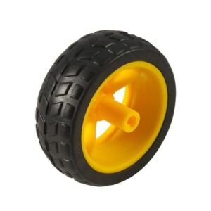 Roda com Pneu 68mm para Robótica Educativa