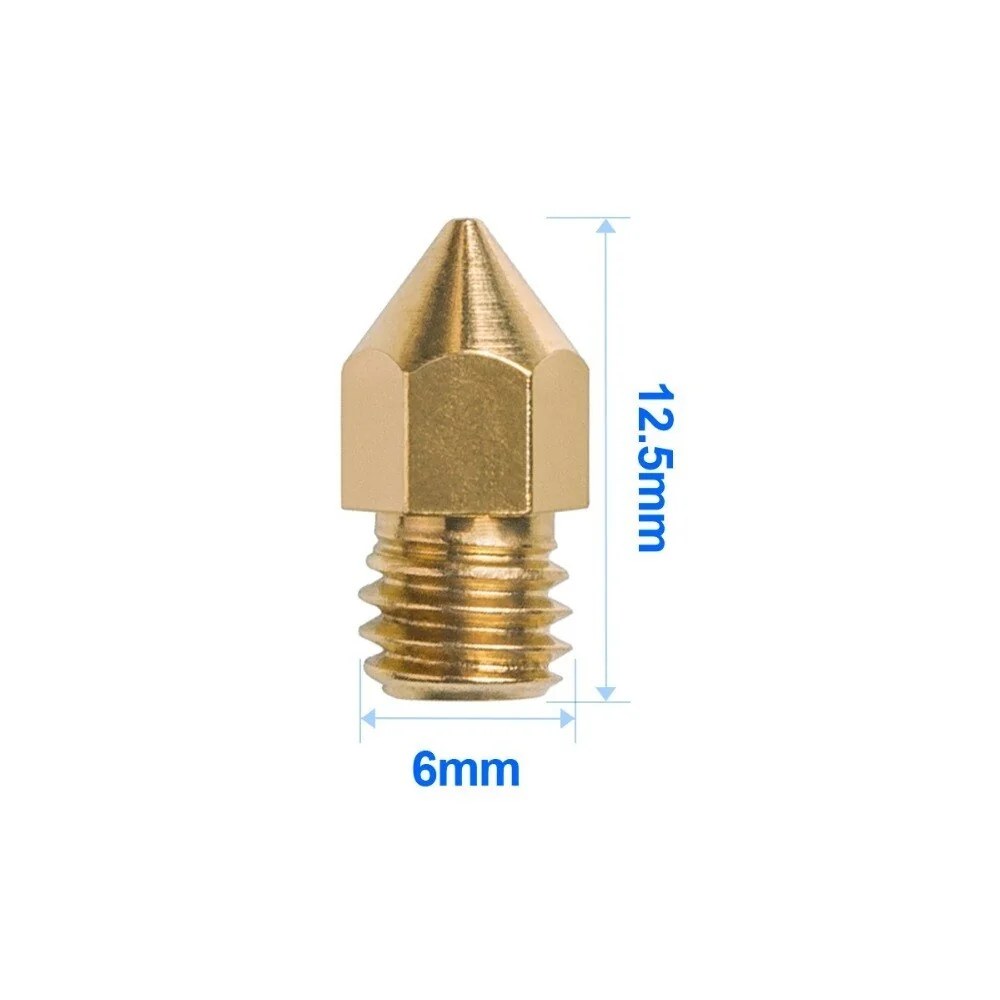 Bico Nozzle MK8 0,2mm Latão para Impressora 3D 1,75mm - Image 2