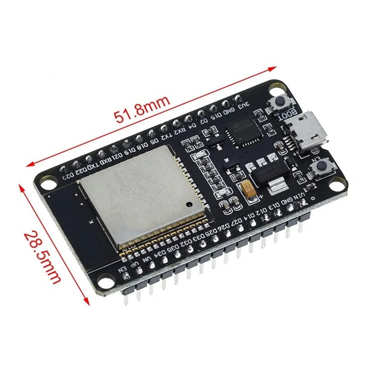 Módulo ESP32 Wi-Fi e Bluetooth 30 Pinos - Image 2