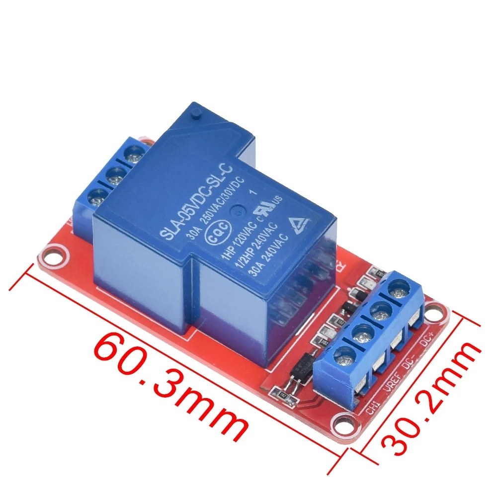 Módulo Relé 1 Canal 5V 30A Alta Potência RM1HLE-30A - Image 4