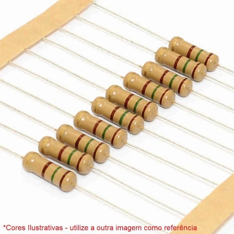 Resistor 2M 1/4W 5% — Kit 10 Unidades - Imagem 2